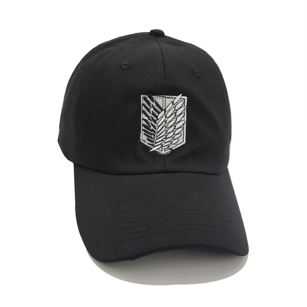 Boné de beisebol Attacks Titans Scouts Regiments Anime Snapback