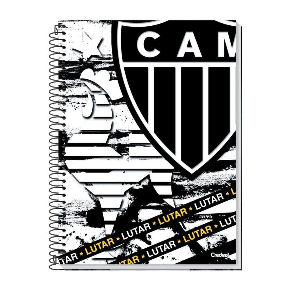 Caderno Atlético Mineiro Universitário Time Escolar Lutar