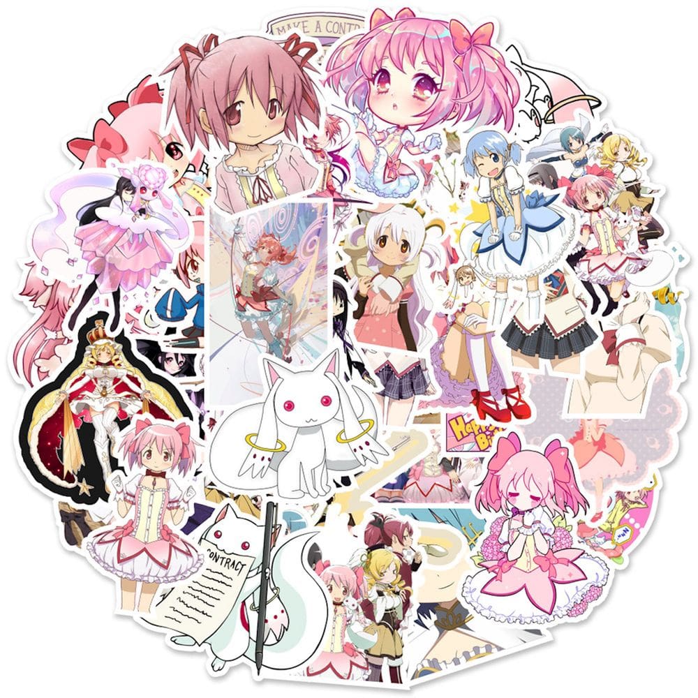 Sticker Card Captor Sakura Anime 50 unidades de vinil de PVC impermeável
