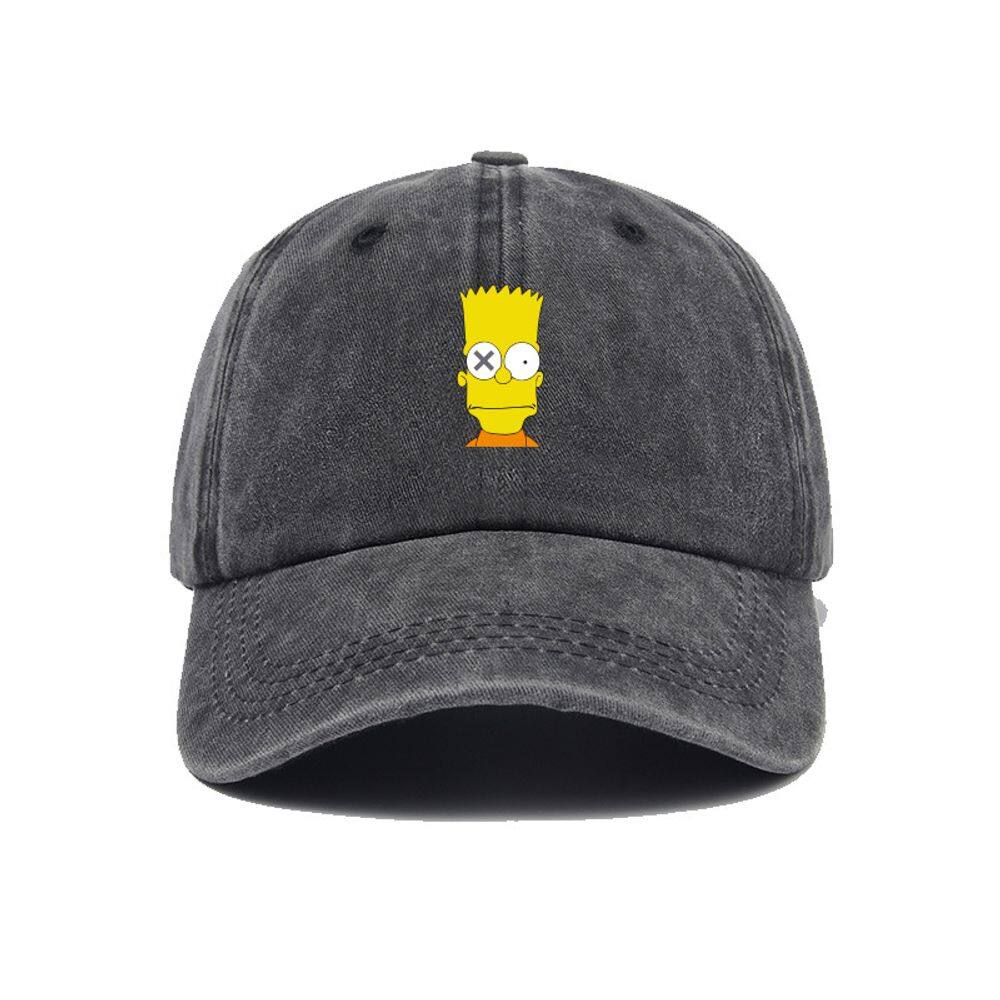 Boné de beisebol Simpsons Anime Trucker Hat para crianças 56-58cm
