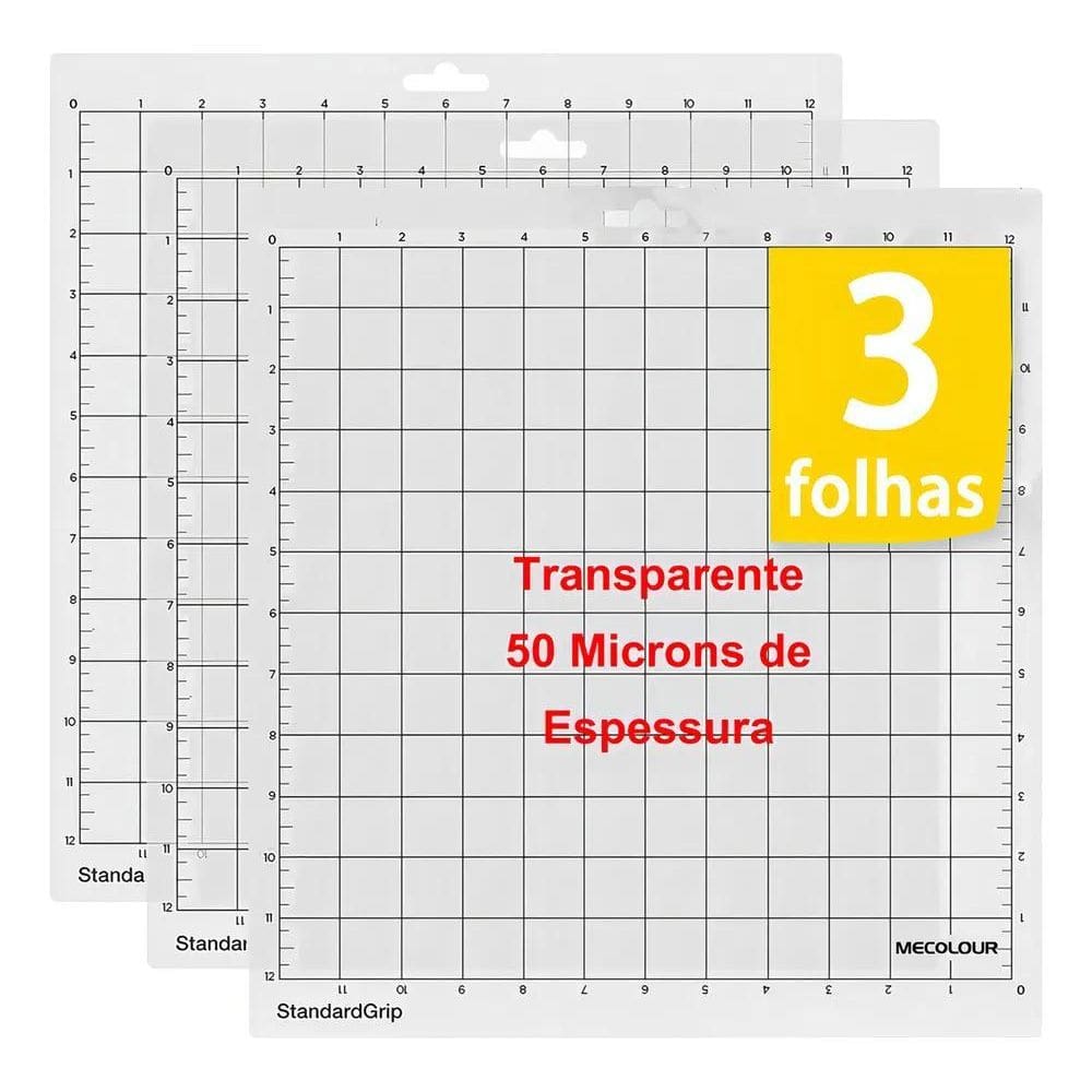 2X Kit Com 3 Bases De Corte Para Silhouette Cameo De 50 Micr