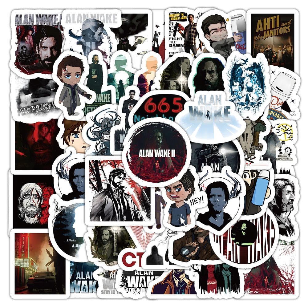 Adesivos Killers Minds, vinil impermeável, anime, 54 unidades