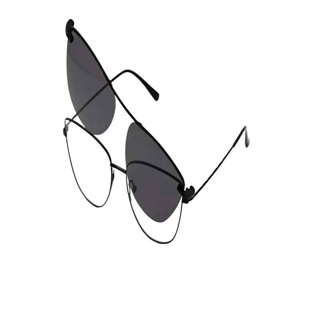 Armação Óculos Grau E Sol Feminino Gatinho Aloha 2 Em 1