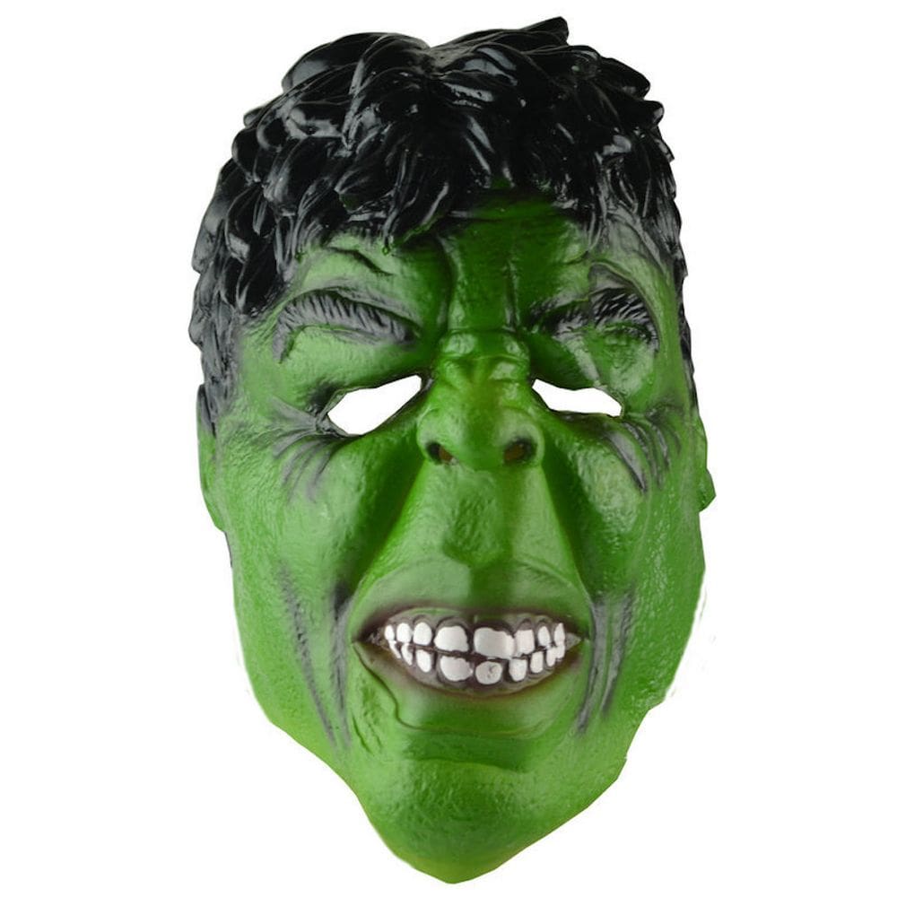 Fantasia de capa de festa de Halloween de rosto inteiro Mask Hulks para adultos