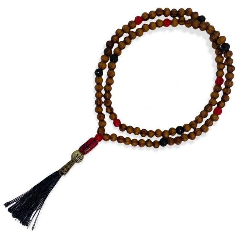 Japamala Dos Orixás De Madeira 108 Contas 8 Mm-Escolha A Cor