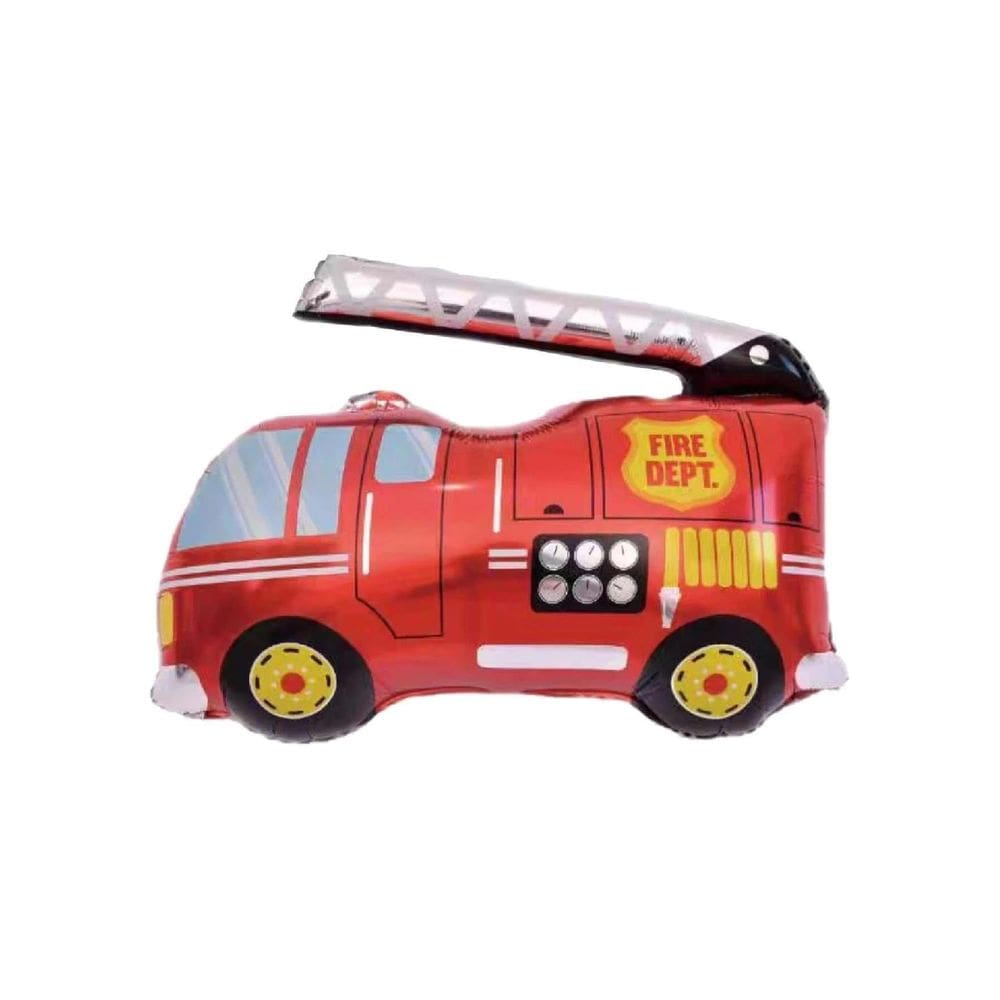 Kit Balão Metalizado Centro De Mesa Bombeiro Com 10 Unidades