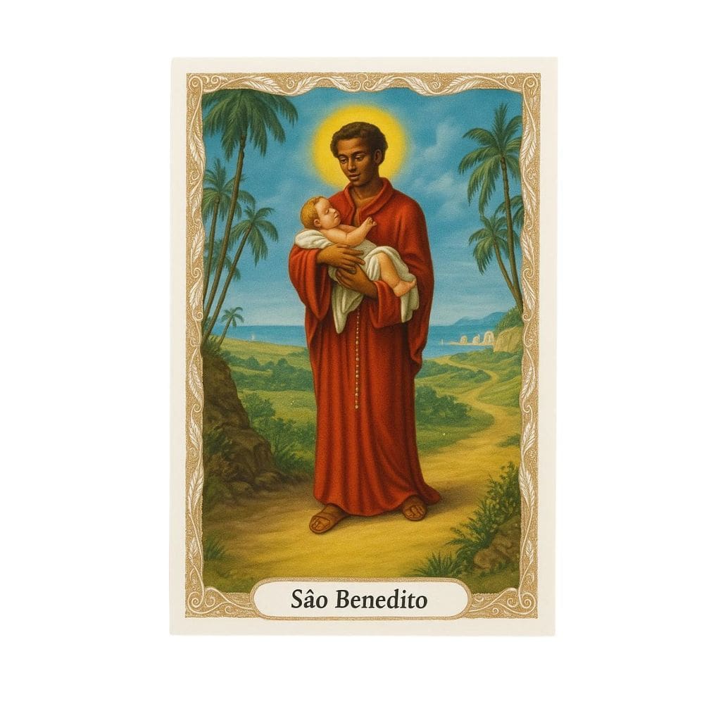 Folheto De Orações Santos Da Fé 9 Cm 100 Unidade