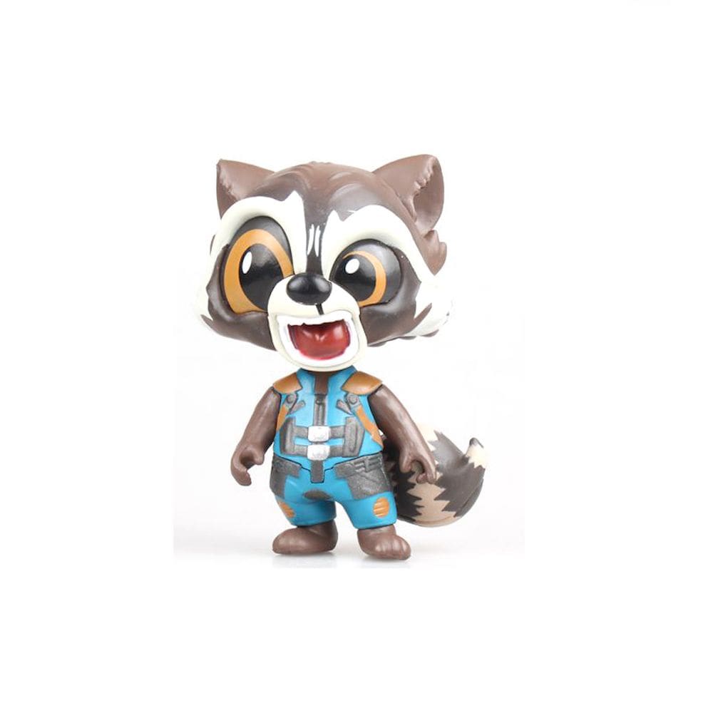 Coleção de brinquedos de figuras de anime Rockets Raccoon 10 cm PVC
