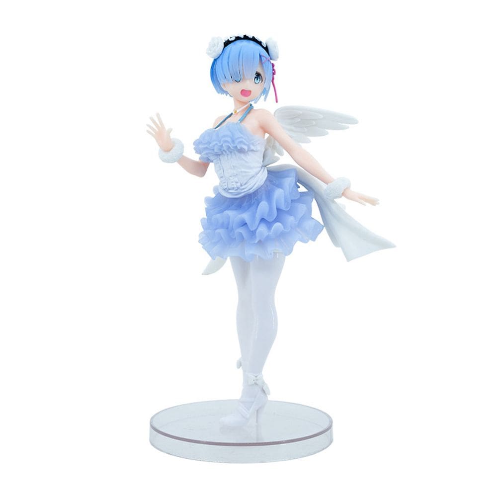 Coleção de brinquedos de figuras de anime Rem Model 23 cm em PVC