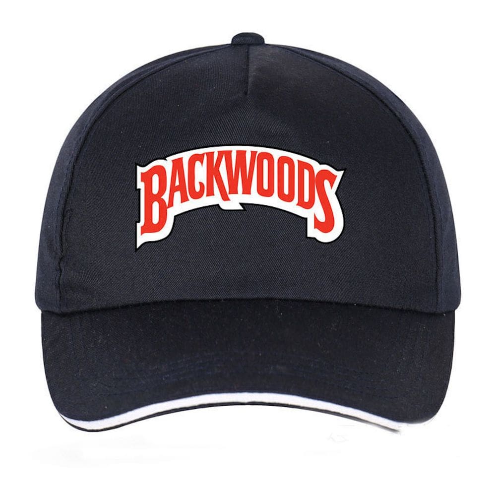 Boné de beisebol Backwoods Anime Snapback Hat Poliéster Preto