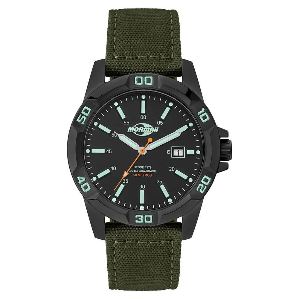 Relógio Mormaii Masculino Steel Basic Preto - MO2317AF/2P