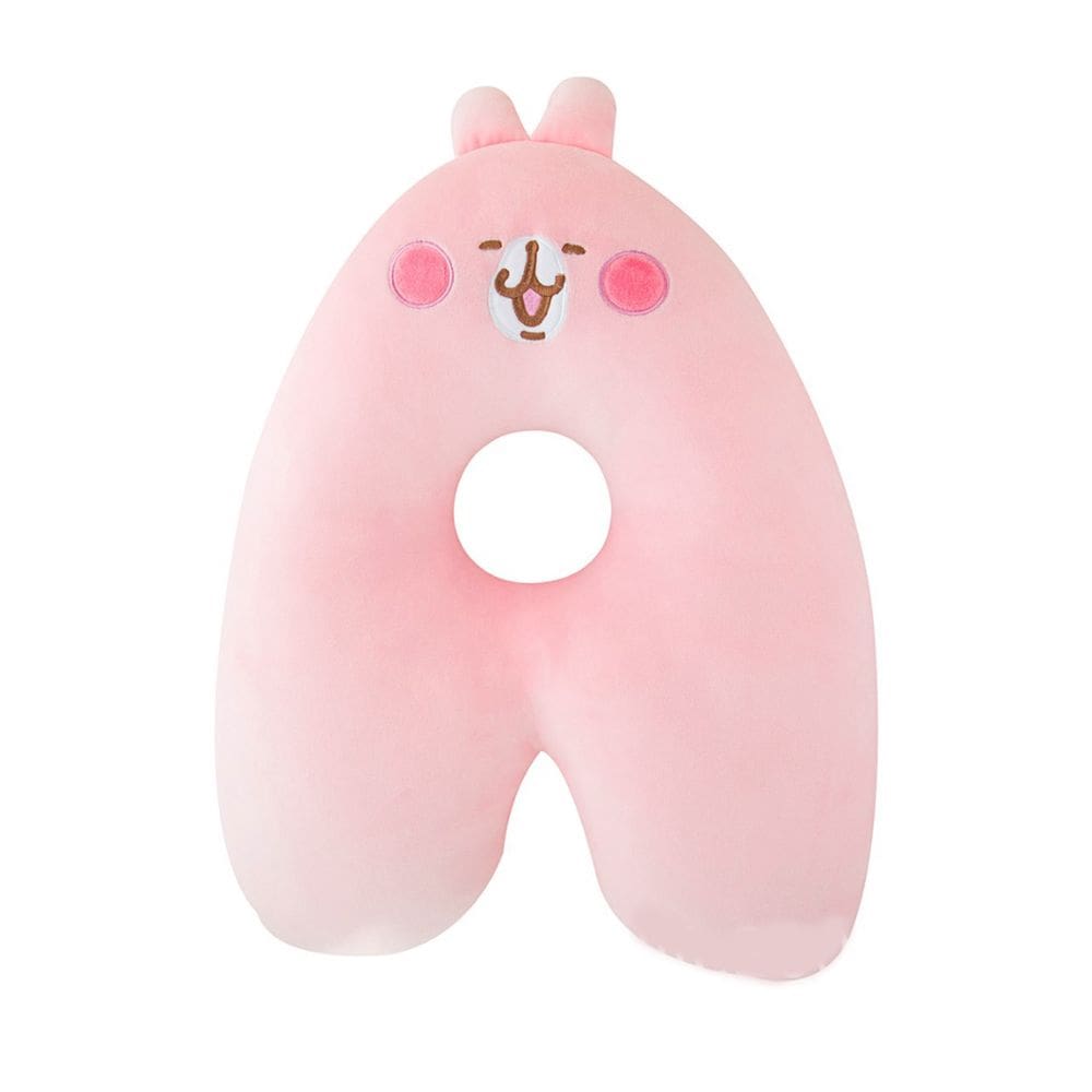 Brinquedo de pelúcia rosa Kanahei Letter A 60cm em rosa