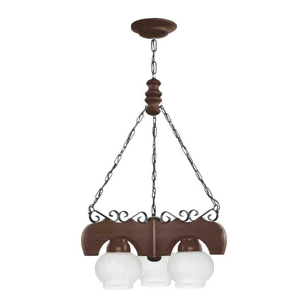 Lustre Canga Envelhecido 3 Lâmpadas 403E - Luminárias Müller