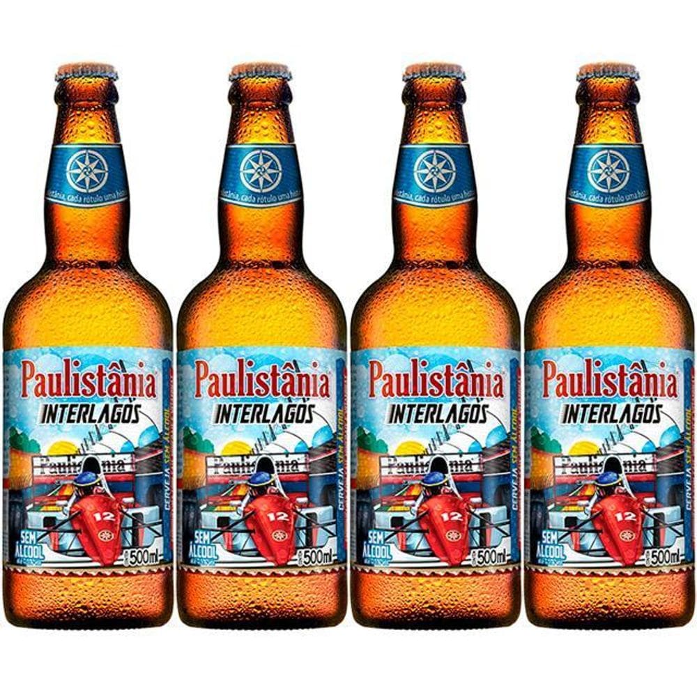 Cerveja Sem Álcool Ipa Paulistânia - 500Ml - 04 Un
