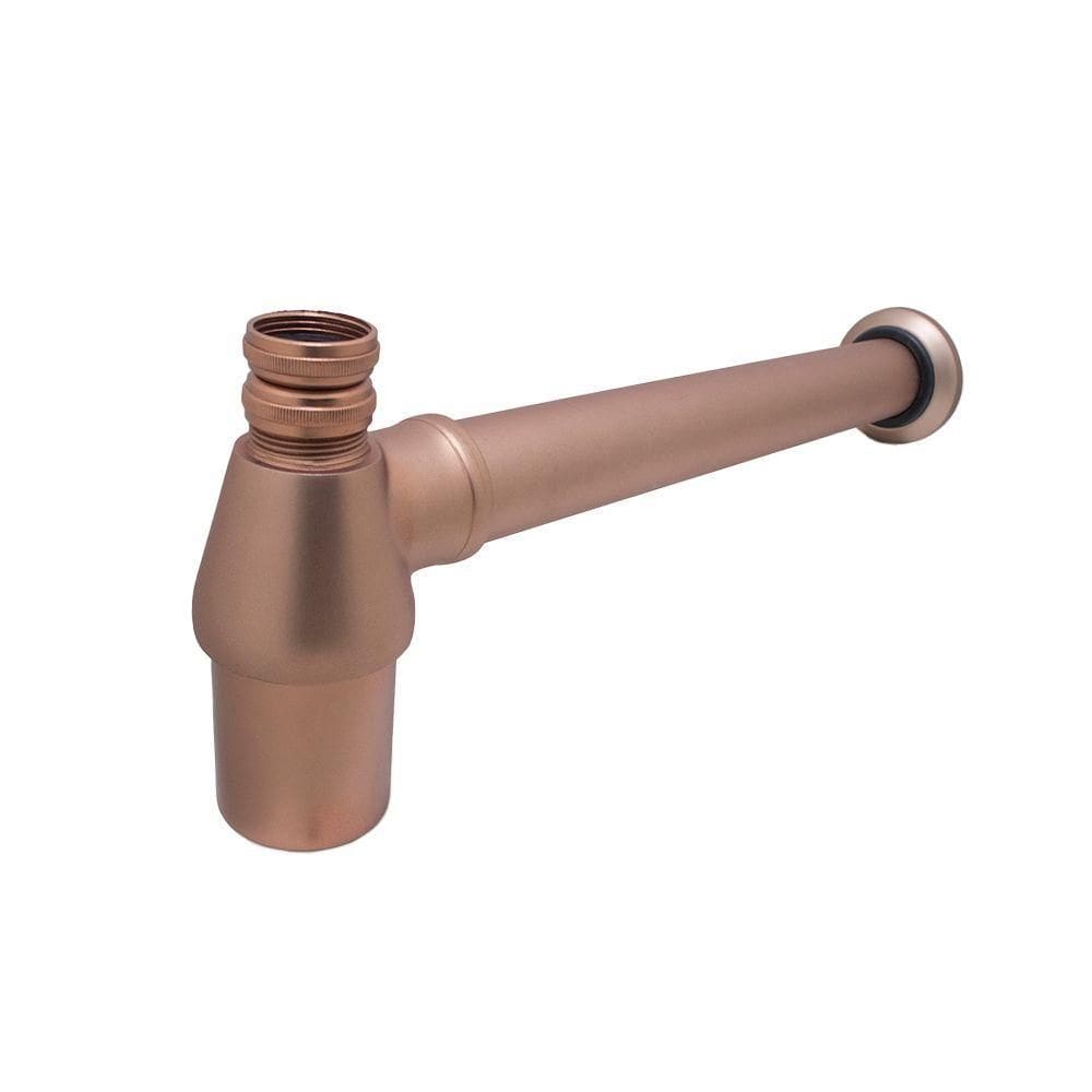 Sifão Pia Lavatório Banheiro Regulável Cobre Copo Metal Luxo