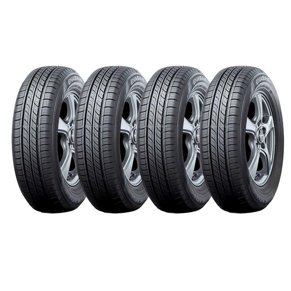 Kit 4 Pneus Dunlop 185/55r16 Enasave Ec300+ Preto