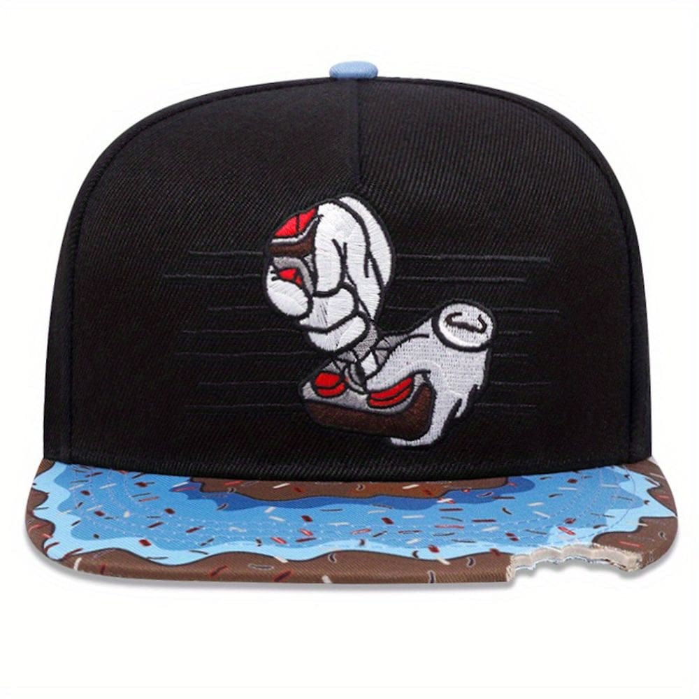 Boné de beisebol Caylers Sons Anime Snapback, algodão preto