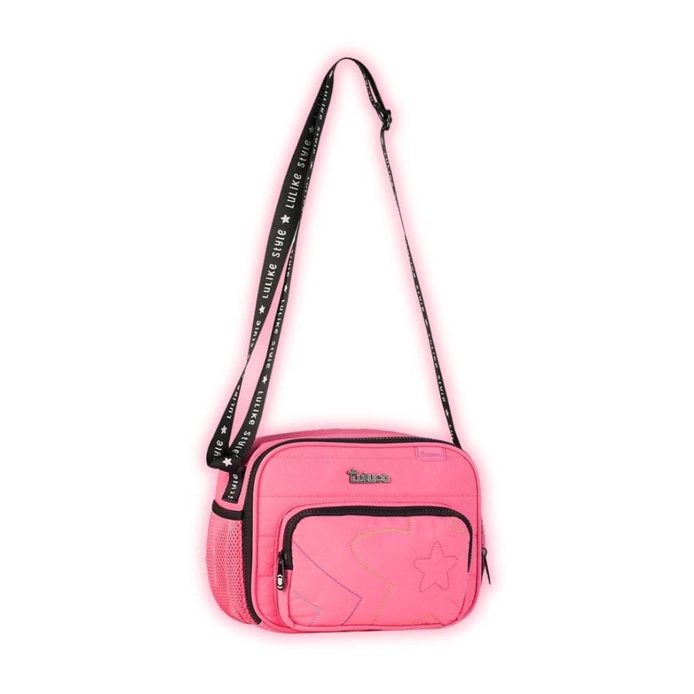 Lancheira Luluca Bolsa Térmica Transversal Rosa Meninas