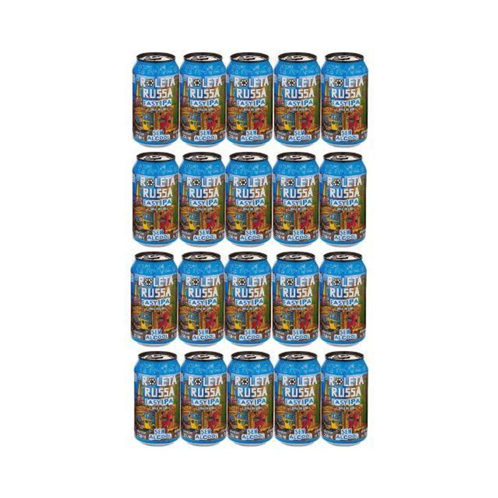 Cerveja Sem Álcool Roleta Russa - Lata 350Ml -20 Un