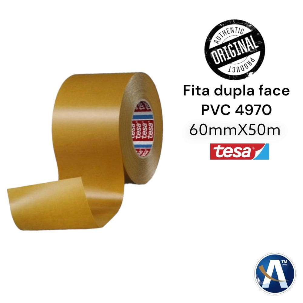 Fita Dupla Face De Pvc 4970 Tesa 60Mmx50M
