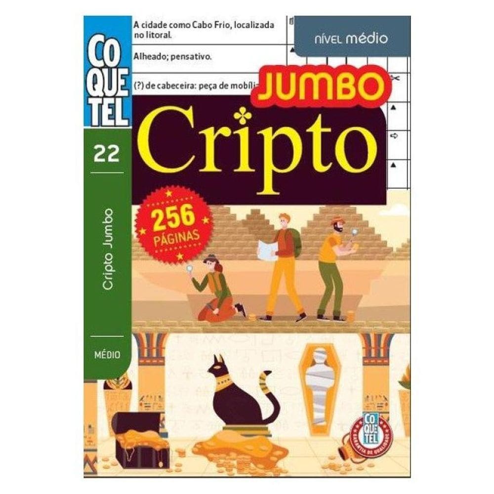 Livro Coquetel Jumbo Cripto Nível Médio Ed 22