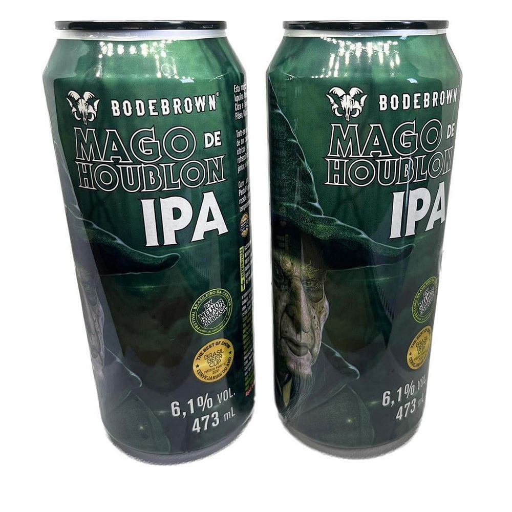 Kit 2 Cervejas Ipa Bodebrown Mago Houblon Dry Hopping 473Ml