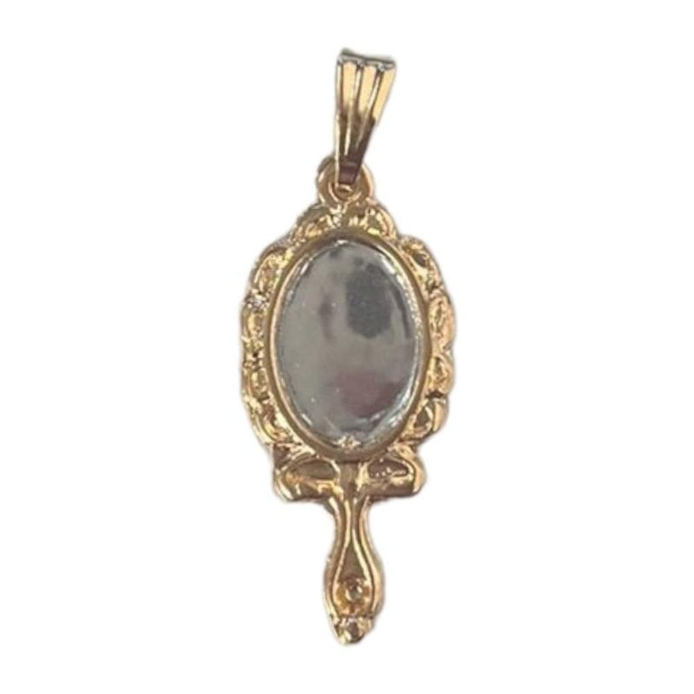 Pingente Abebê Oxum Em Metal - Escolha Na Cor