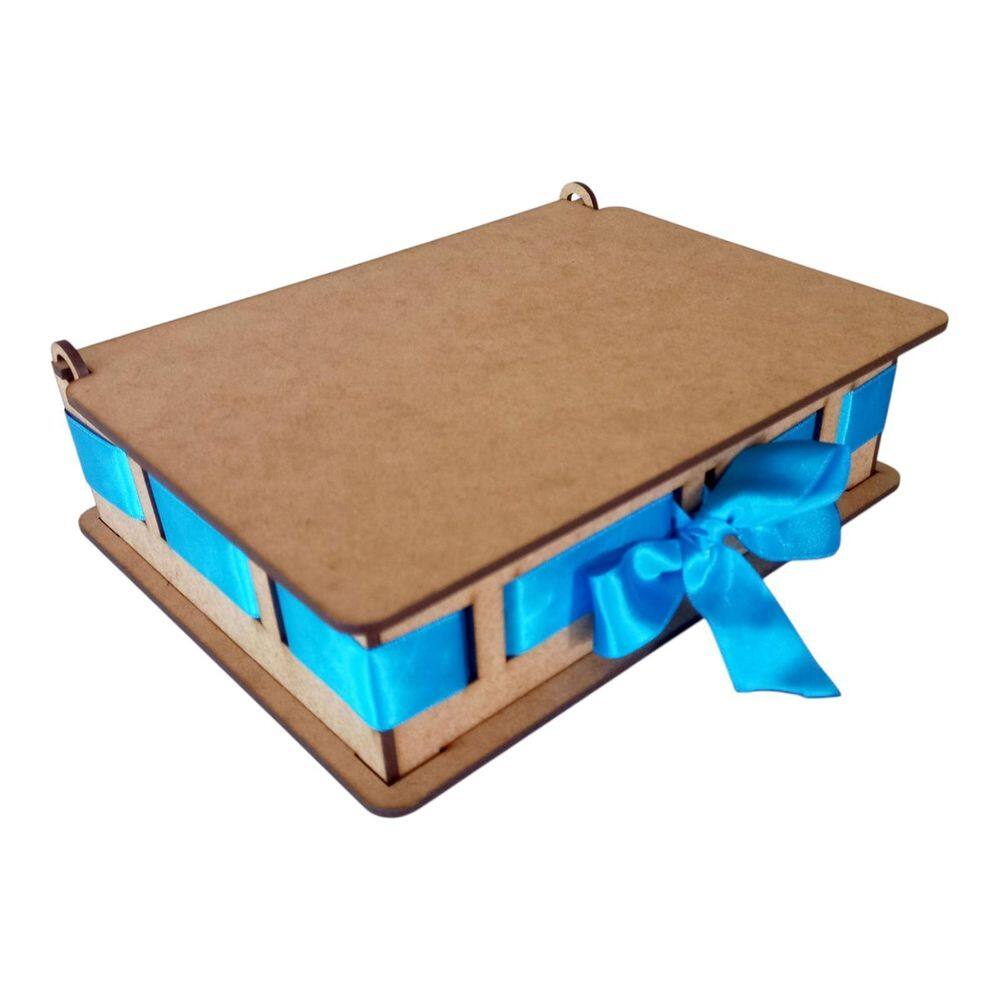 Kit 15 Caixas Passa Fita Lembrancinhas 20X16X6 Cm Mdf
