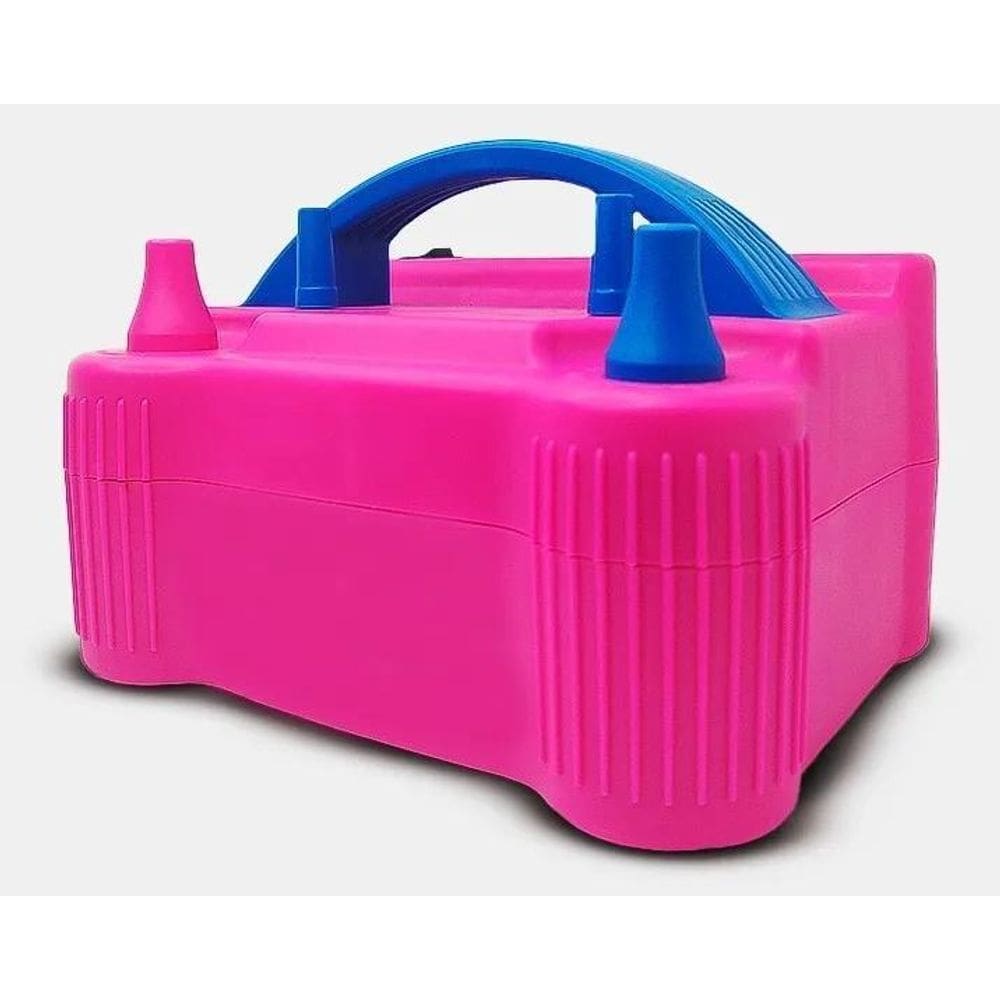 2X Inflador Compressor Bomba Elétrico Encher Balão Bexiga Fe