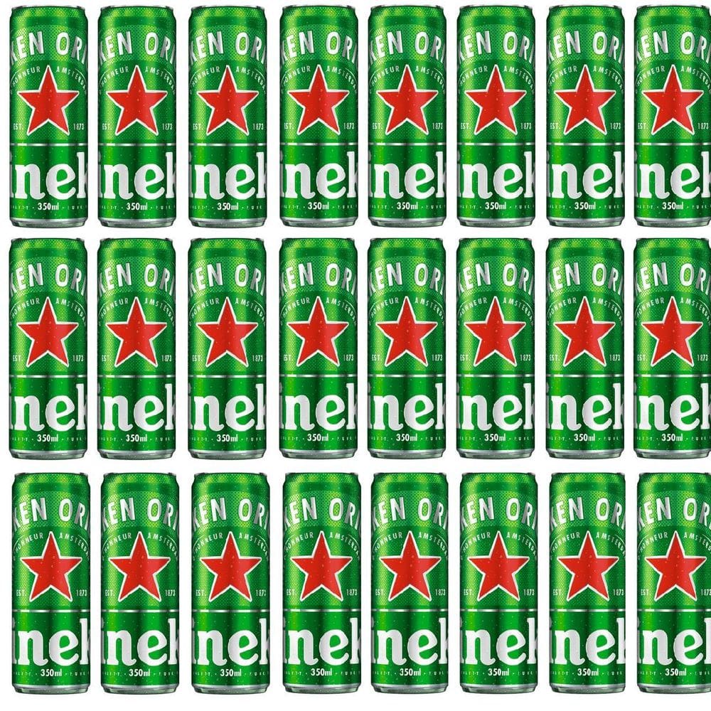 Kit 24 Cerveja Heineken 350Ml Lata