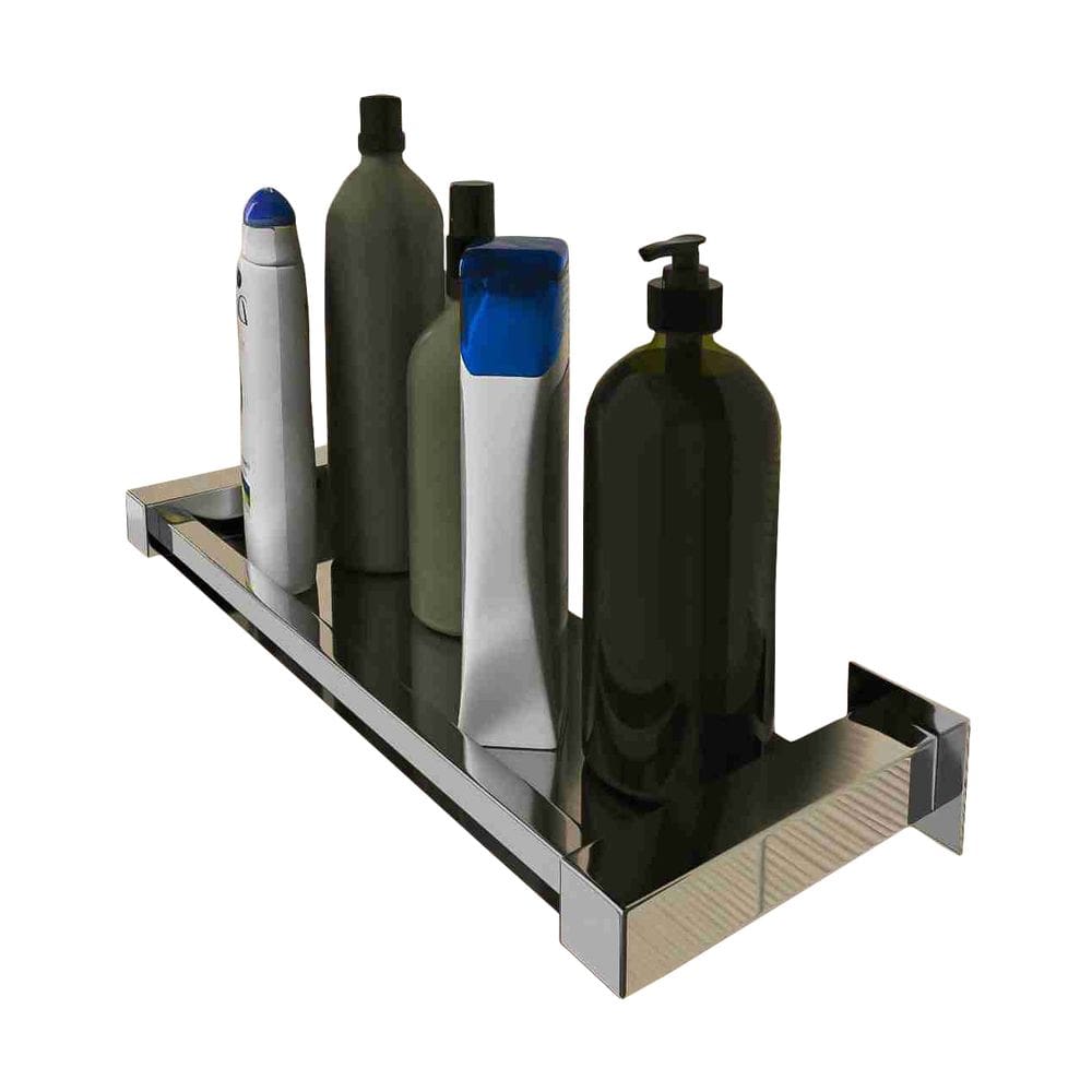 Porta Shampoo 50cm Aço Inox Polido Alto Brilho