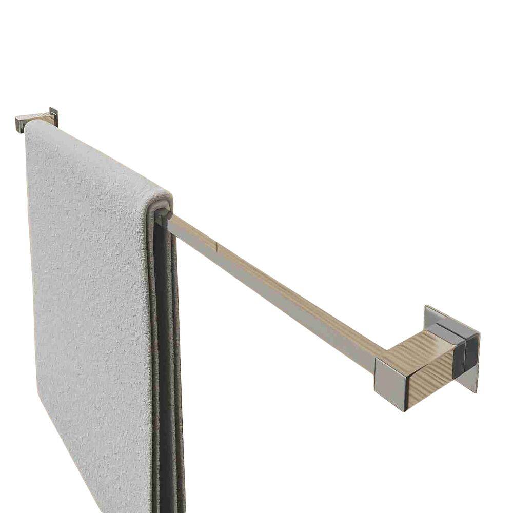 Porta Toalha Toalheiro Simples 60cm Aço Inox Polido Alto Brilho