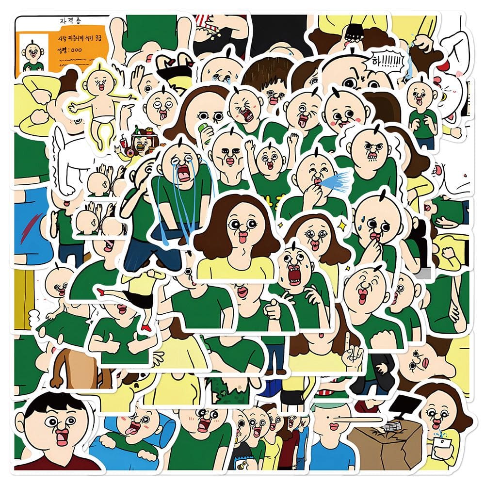 Adesivos Bangs Bangs Vinil Impermeável Anime 73 unidades