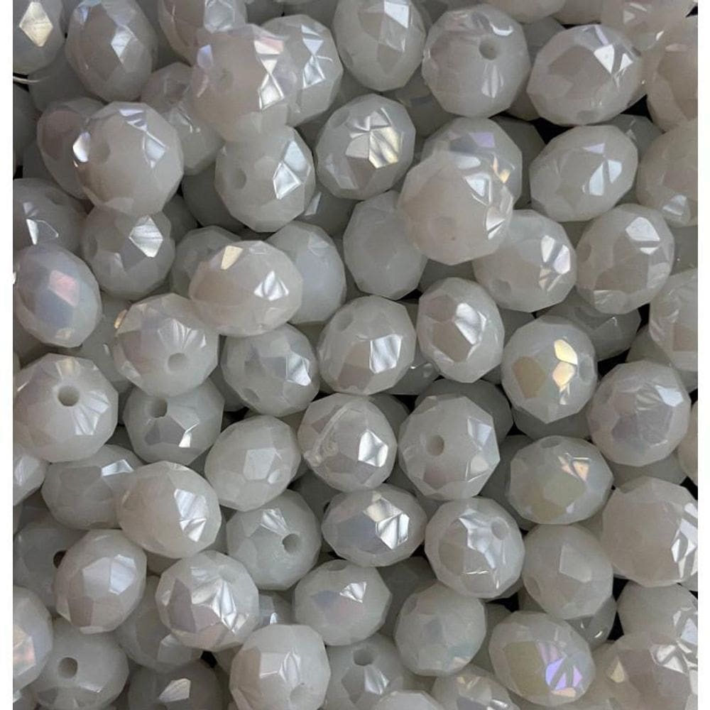 Kit 200 Cristais Miçangas 8Mm Umbanda Guia - Escolha A Cor