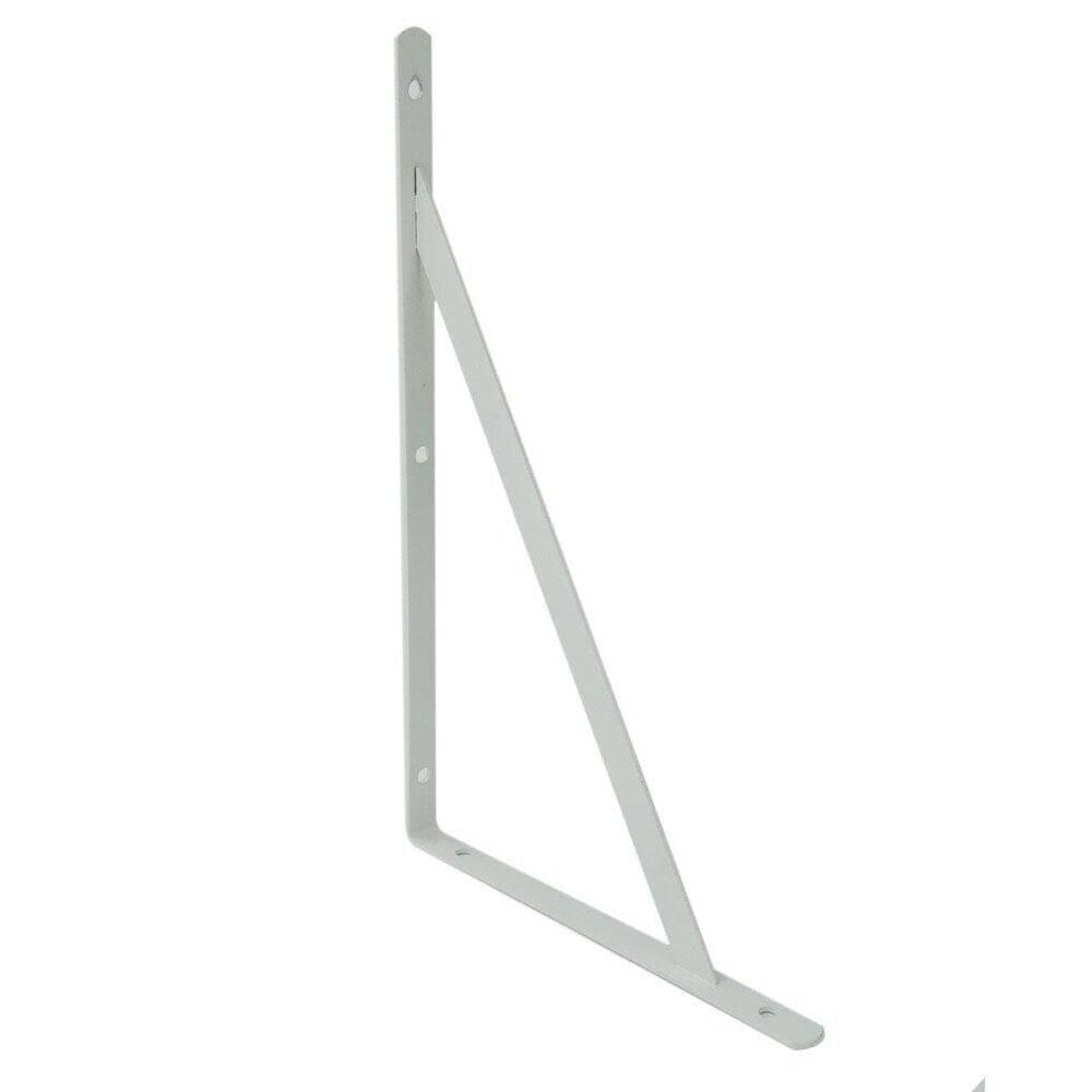 Cantoneira de Ferro 30x19cm Mão Francesa Branco - Tudo em Caixa