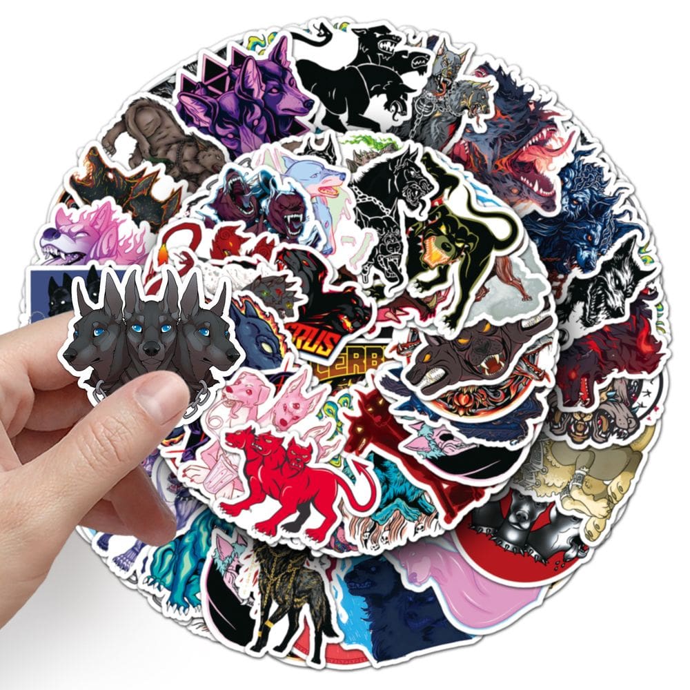 Adesivos Felhunters, vinil impermeável, anime, 50 unidades/lote, 5-7 cm