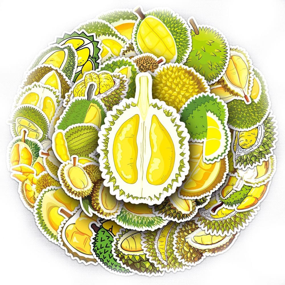 Adesivos Durians, vinil impermeável, anime, 50 unidades/lote D