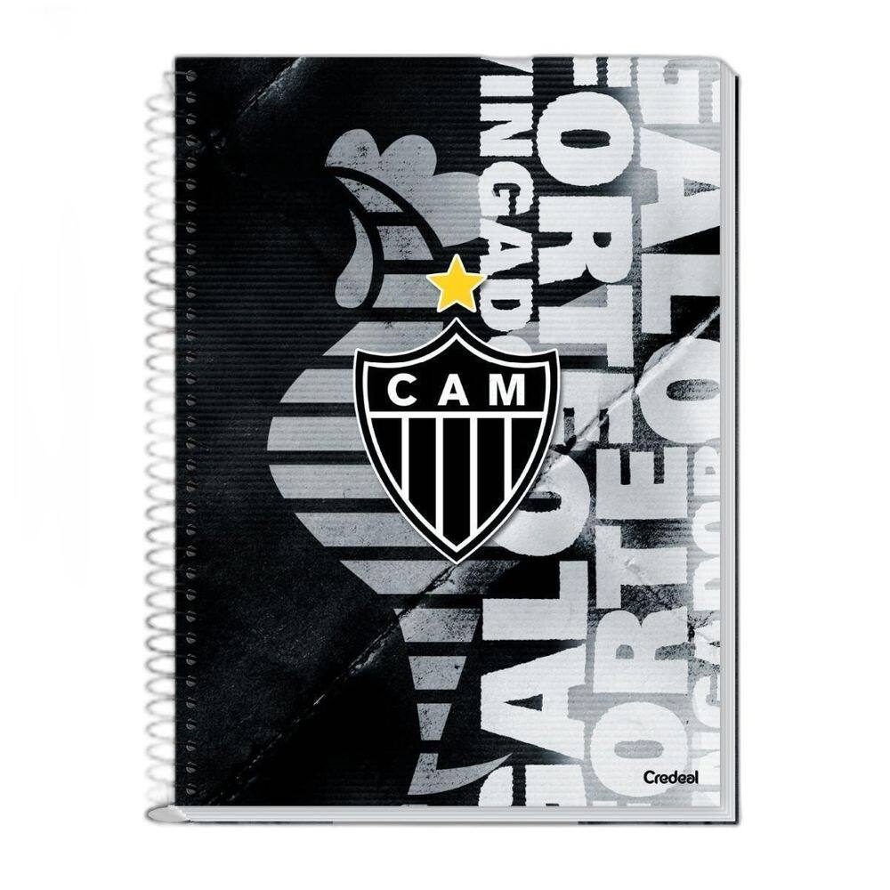 Caderno Atlético Mineiro Universitário Time Jogo Escola Galo