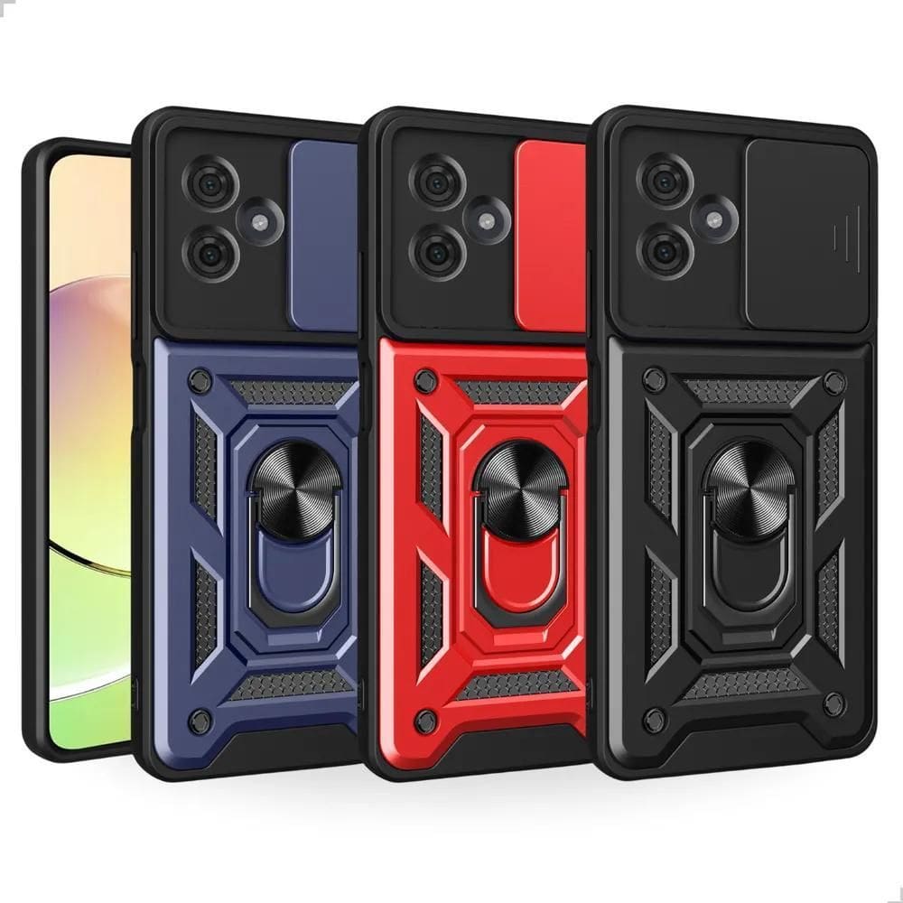 Capa Motorola Anti Impacto Armadura Prote - Preto Moto G35