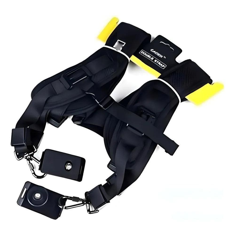 Alça De Ombro Dupla Greika Com Engate De Segurança Câmera