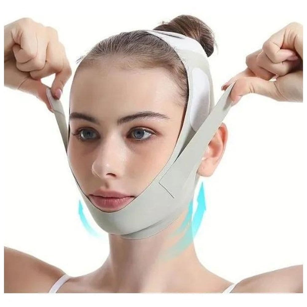 2X Faixa Modeladora P Rosto Lifting Facial Reduz Papada E Ru