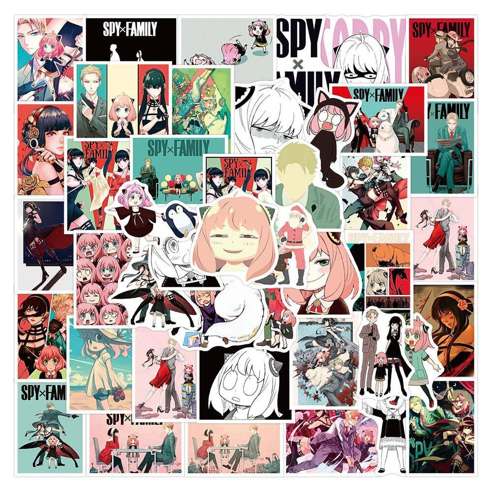 Adesivo Spys Familys Anyas Forgers Waterproof Vin 50 unidades