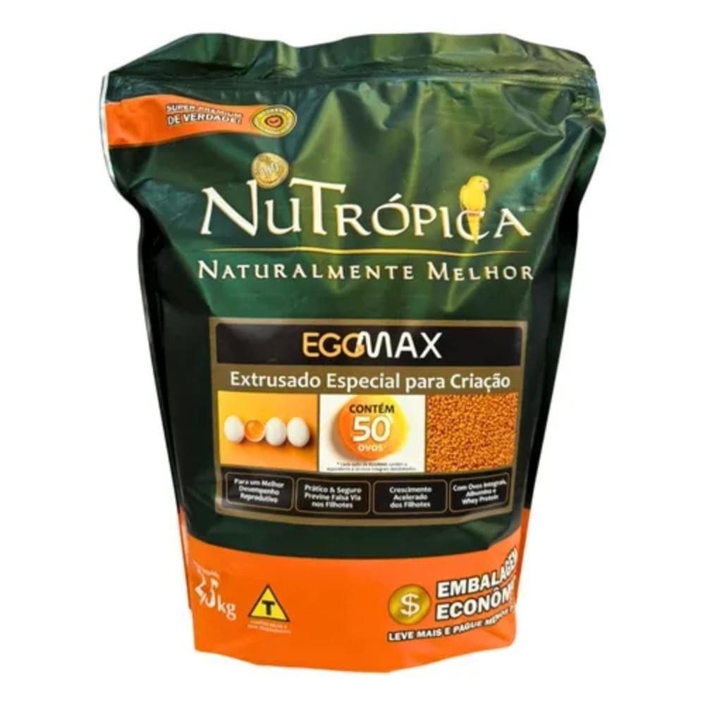 Nutrópica Eggmax Extrusada Especial Criação 2,5 Kg