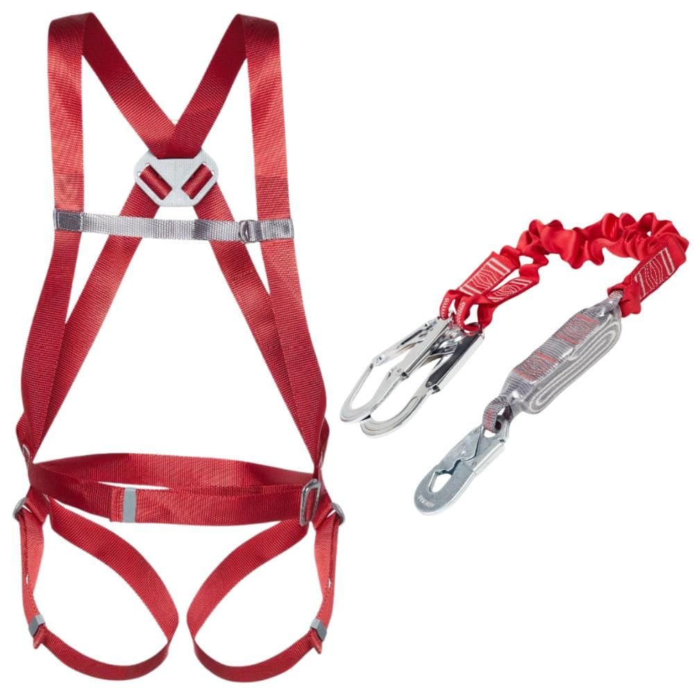 Cinto Paraquedista 1 Ponto de Ancoragem Com Talabarte Y Tubular CP1101-2102 Camper