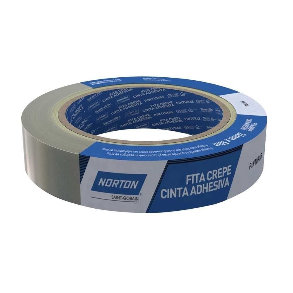 Fita Crepe Adesiva 24 Mm X 50 Metros - Norton