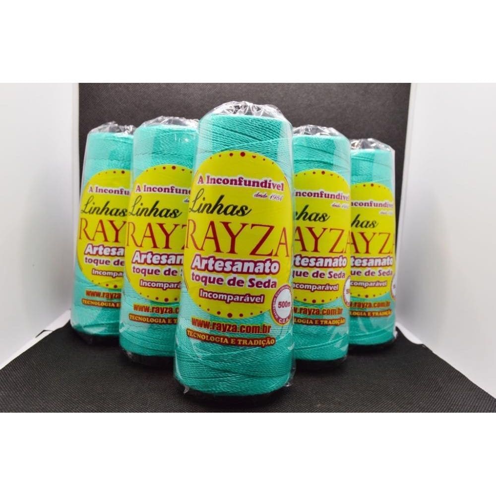 Linhas Para Crochê Rayza Artesanato Grossa -Verde Cabare