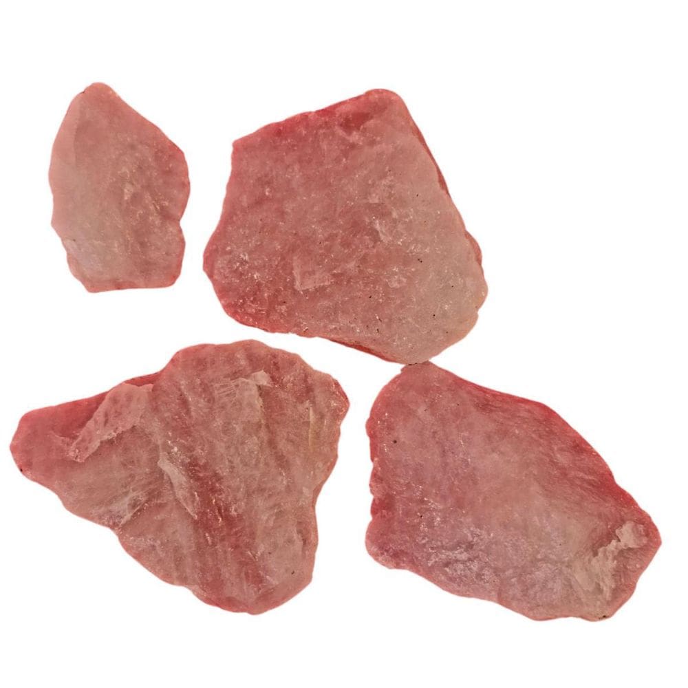 Pedra Natural Quartzo Rosa Bruto 500 Gramas