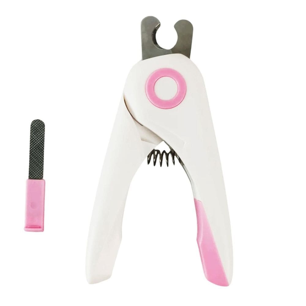 Cortador De Unha Pet Alicate Com Luz Led Lixa Cães E Gatos