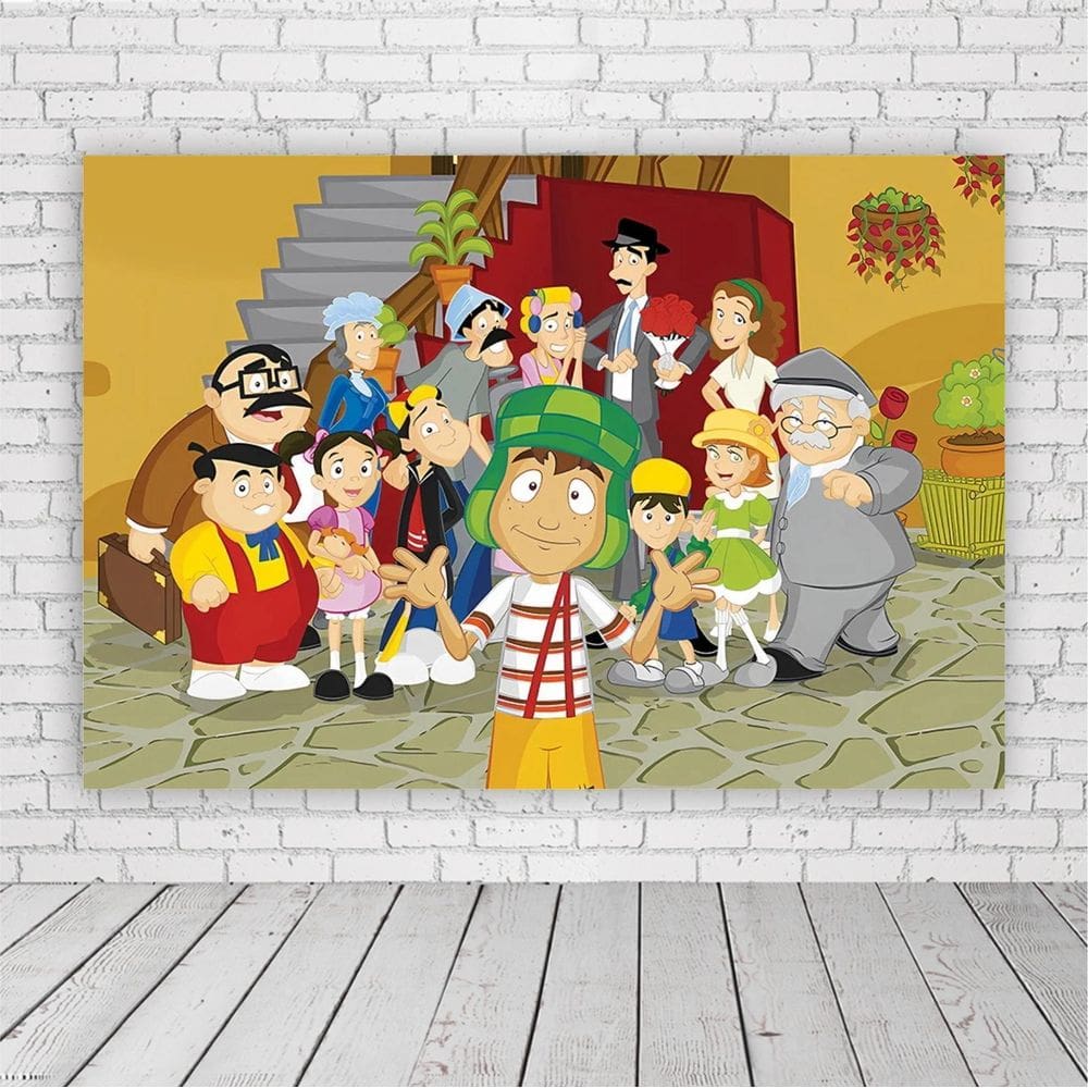 Painel Retangular Chaves 1,5X1,0M Lona Fosca