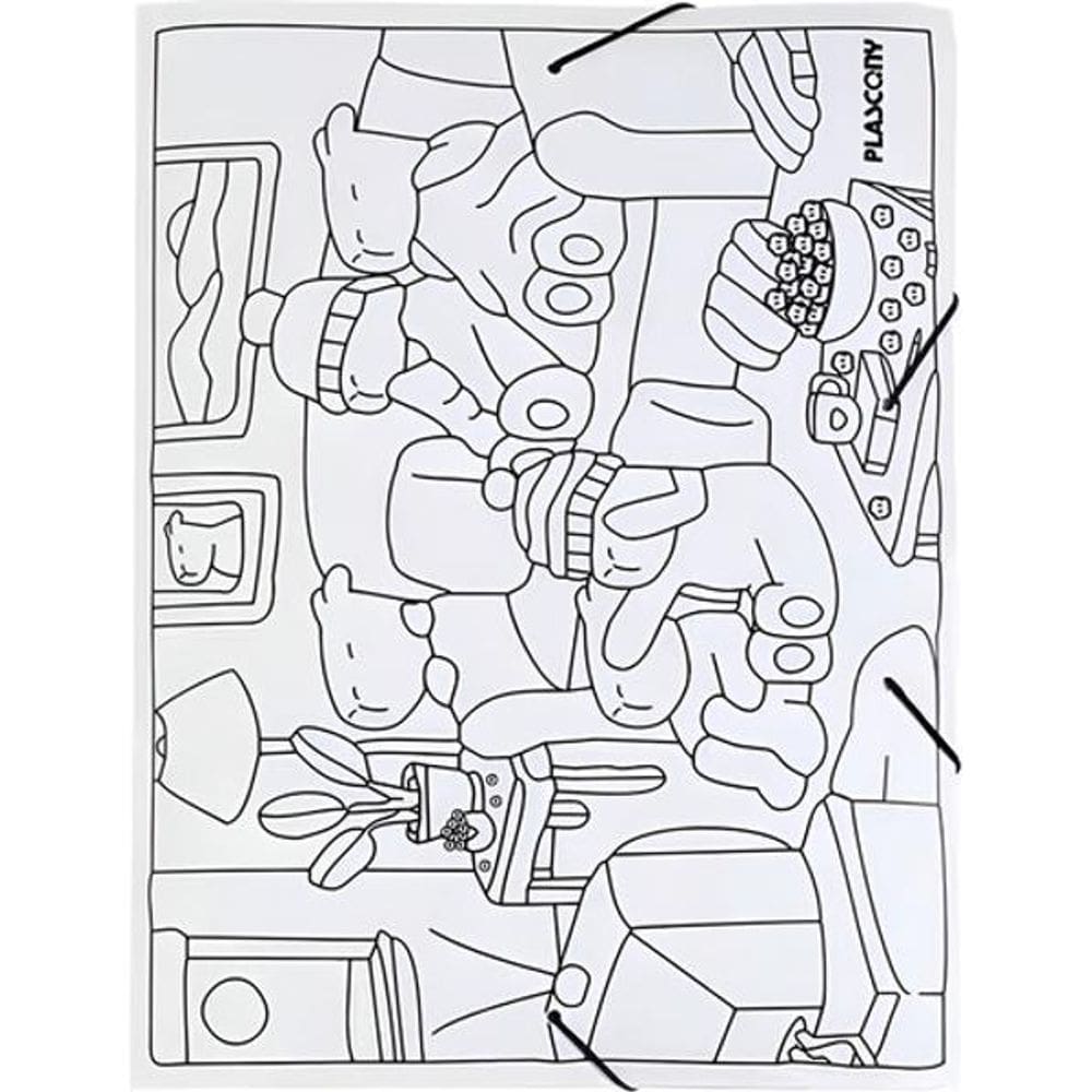 Pasta Aba Elástico A4 Capycolor Plascony